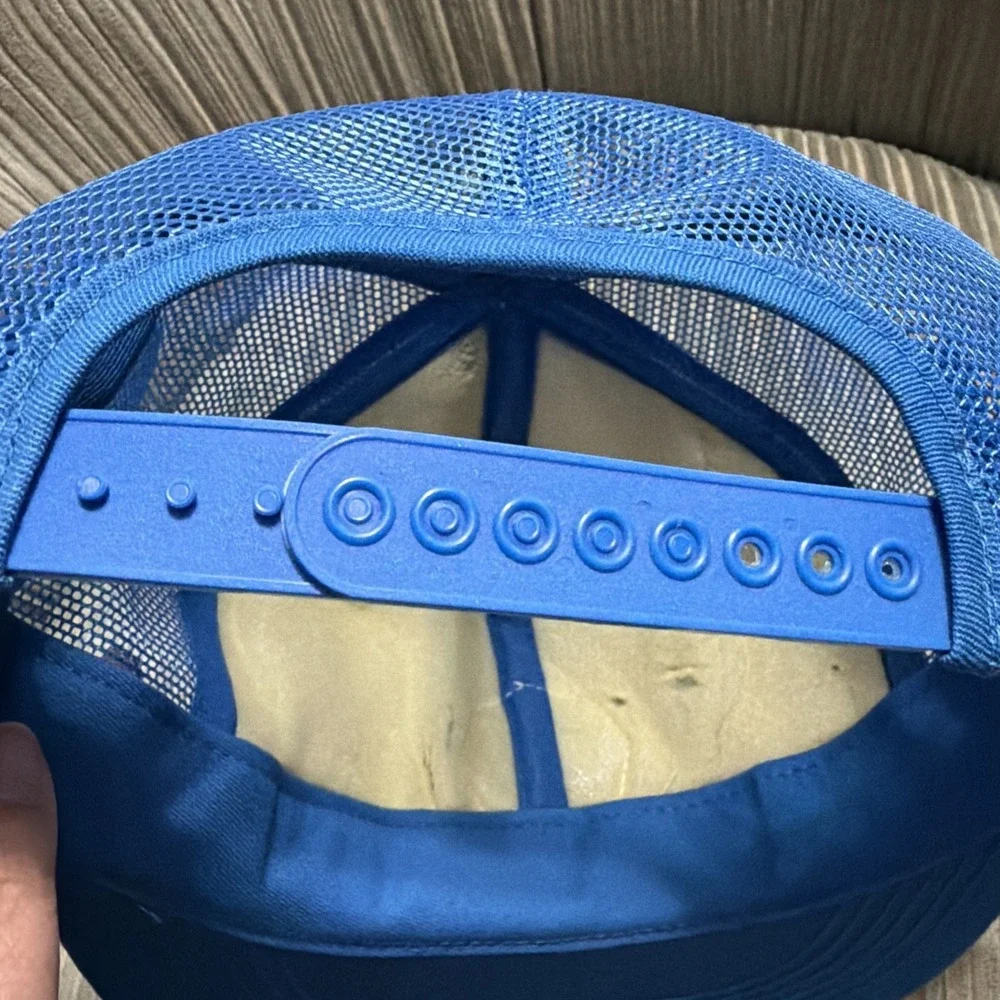 Vintage Blue Seal Feeds Mesh Foam Trucker Hat Cap Agriculture Adjustable Snapbac